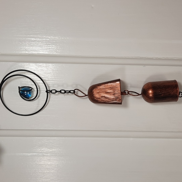 Bird Garden Bell Suncatcher Yellow Feather Outdoor Garden Yard Art Accent NEW - Picture 4 of 8